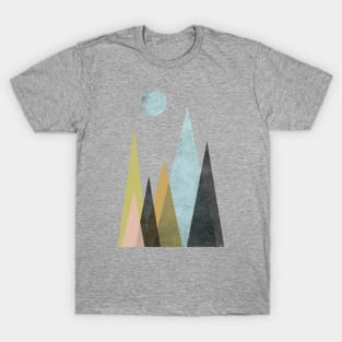 Mid Century Scandi Mountains T-Shirt